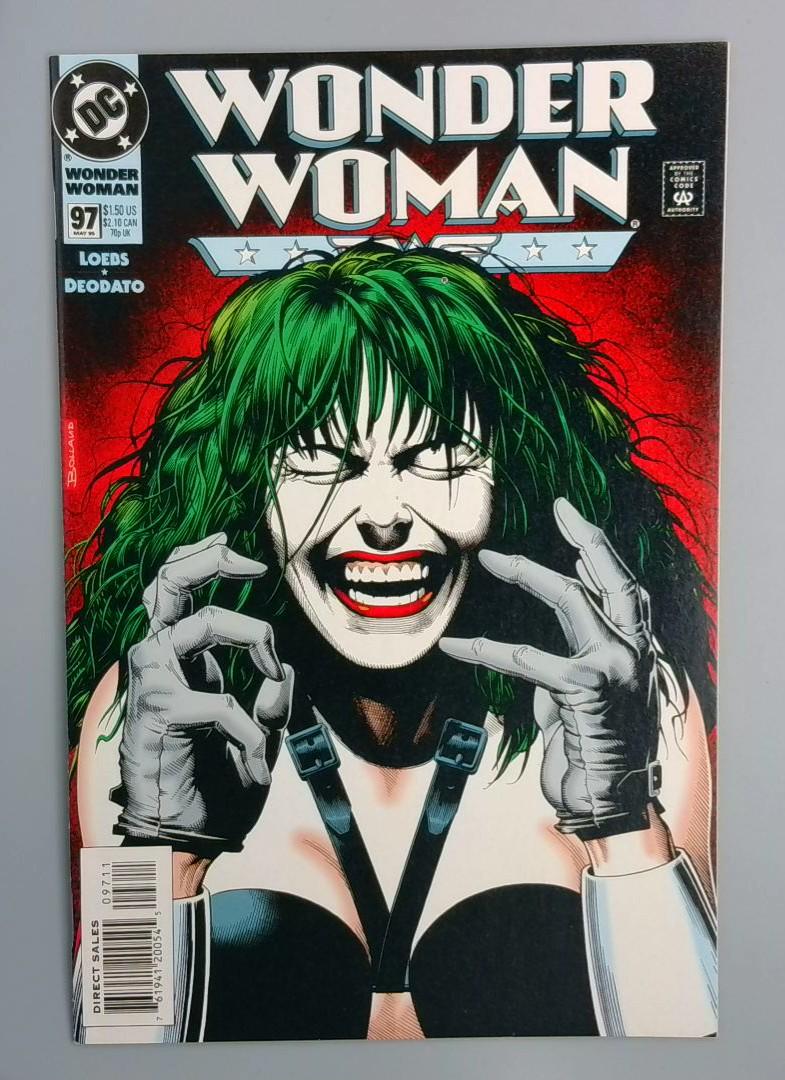 Wonder Woman #97, VF/NM Joker Issue DC Comics, 1995 JR1