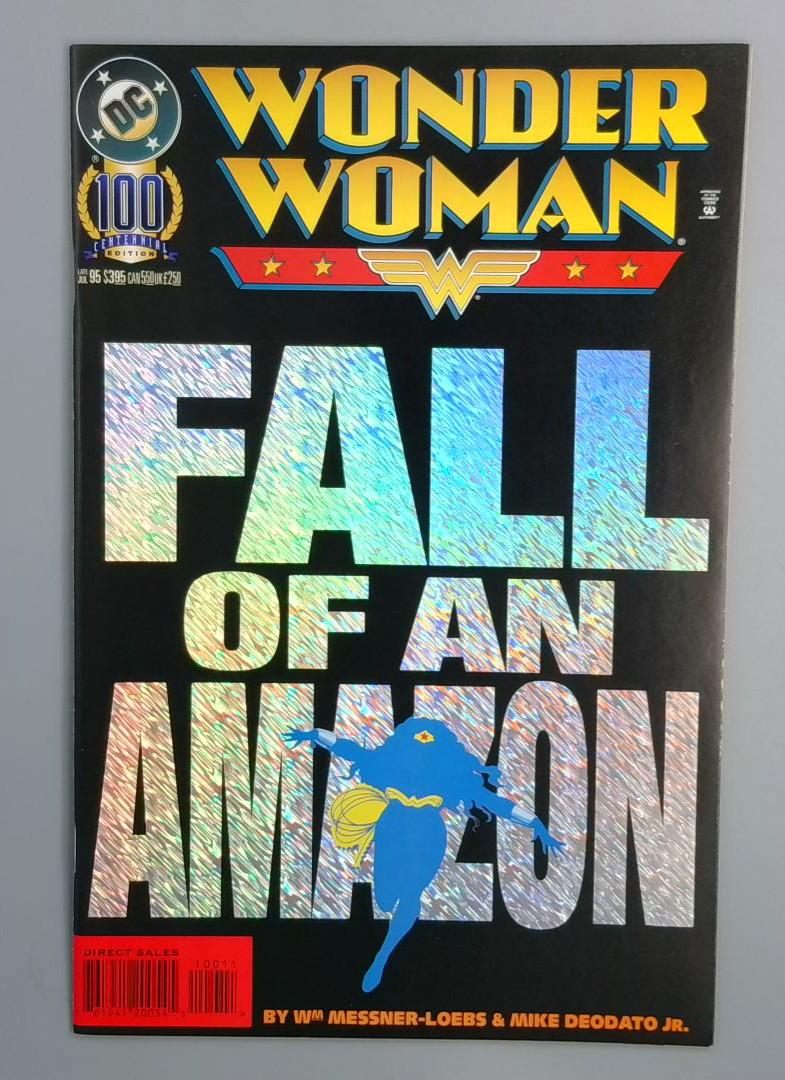 Wonder Woman #100, NM- "Fall of an Amazon", DC Comics, 1995 JR1