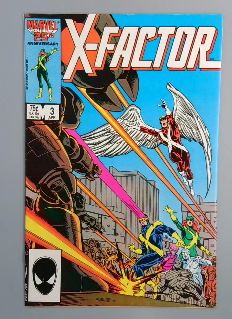 X-Factor #3, VF/NM Beast reverts to Human Marvel Comics, 1986 JR1