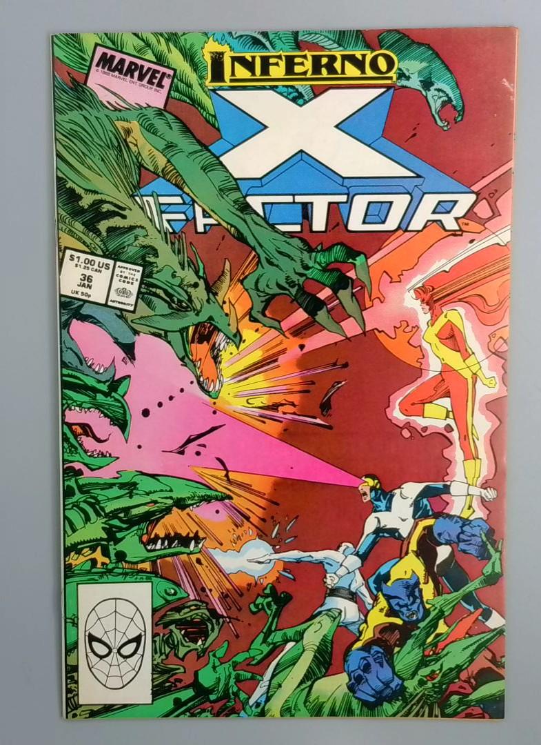 X-Factor #36, Inferno Crossover, Marvel Comics, January 1989 JR1