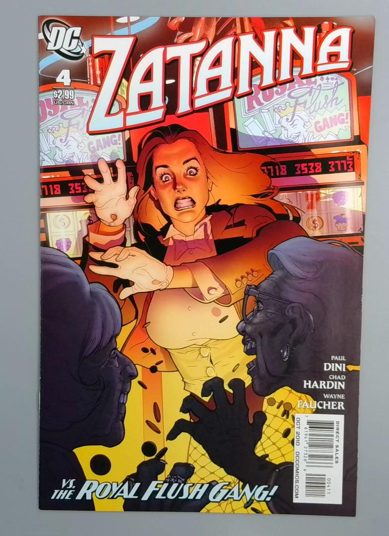 Zatanna #4, VF+ vs the Royal Flush Gang!, DC Comics, 2010 JR1