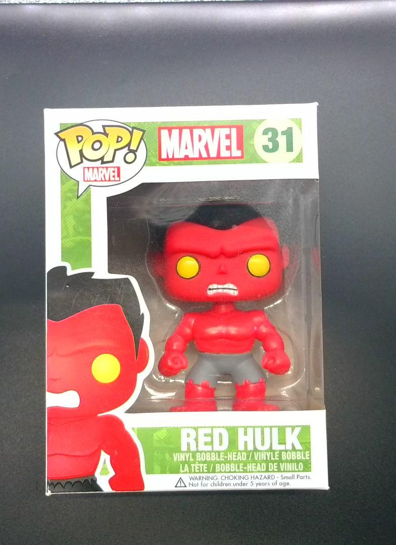Funko Pop! Red Hulk #31, Marvel, Vinyl Bobble-Head