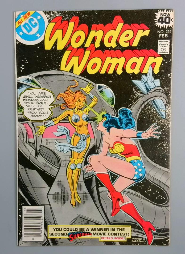 Wonder Woman #252, FN+ 1st Stacy Macklin, DC Comics 1979 JR1