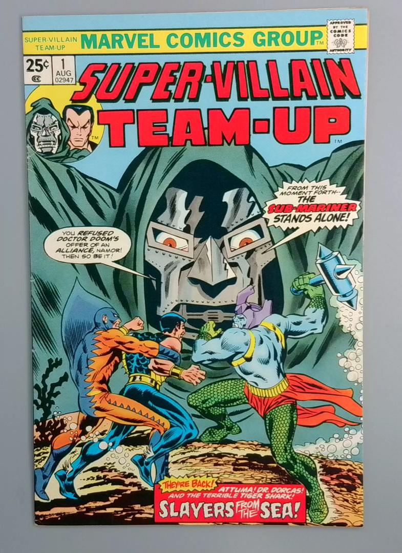 Super-Villain Team-Up #1 FN+ Marvel Comics Group, 1975 JR1