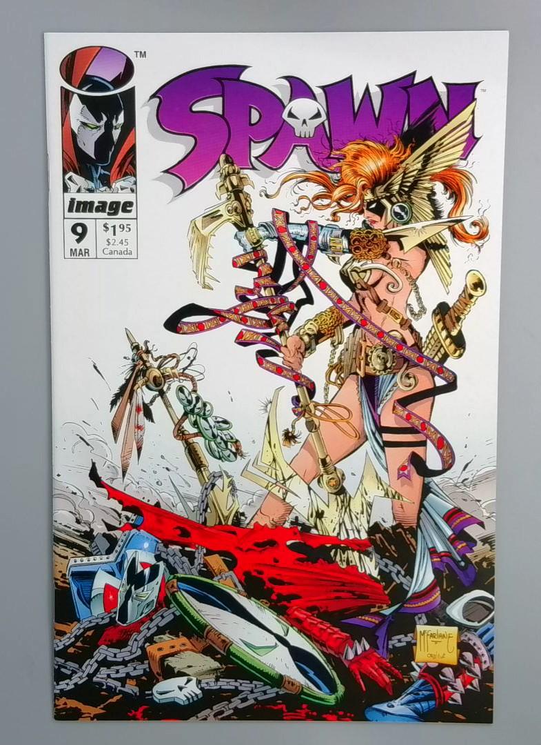 Spawn #9, NM 1st Angela, Medieval Spawn, Image, 1993 JR1