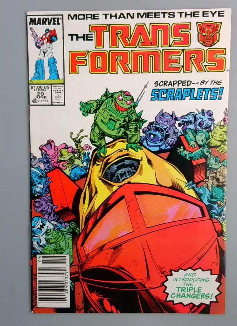 Transformers #29, VF- Newsstand Marvel, 1987 JR1