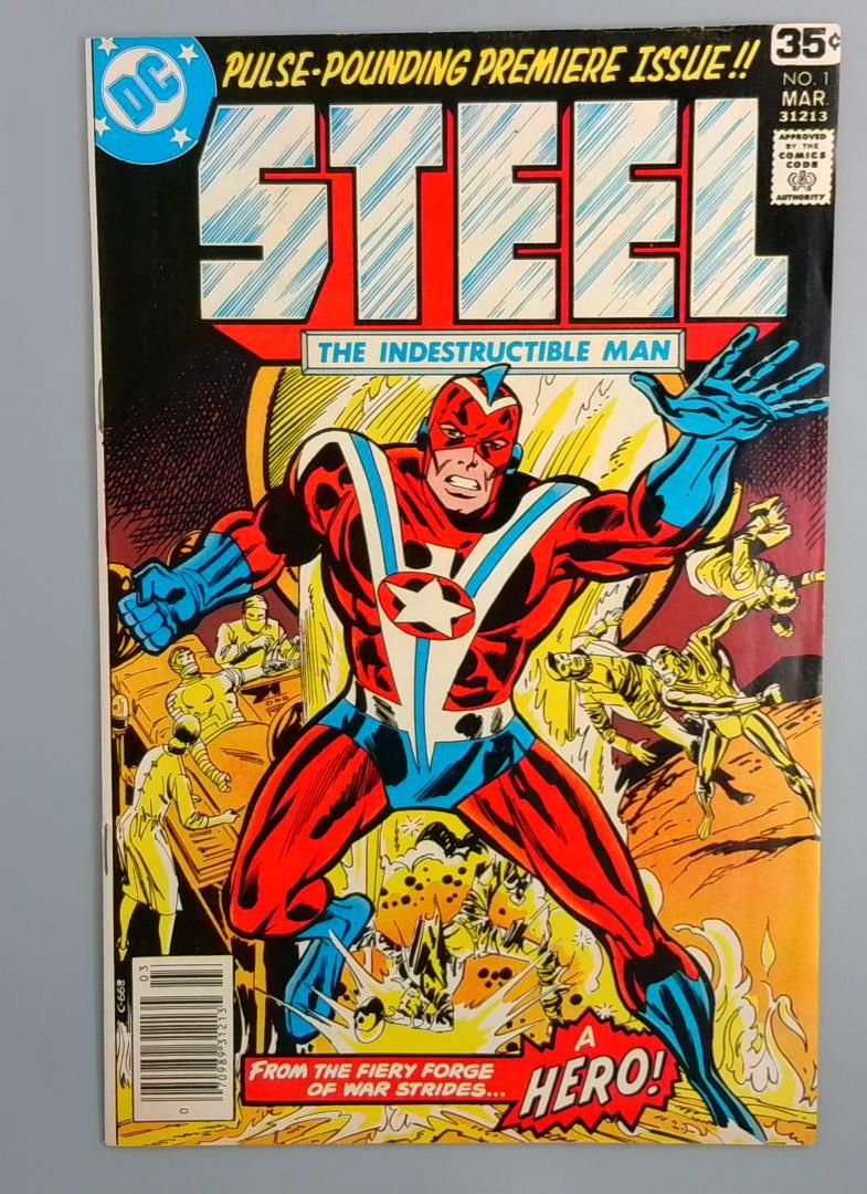Steel #1, VF The Indestructible Man, DC Comics, 1978 JR1