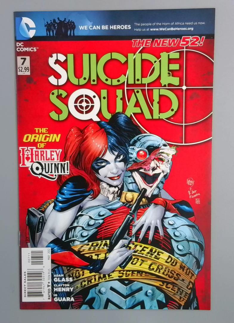 Suicide Squad #7, NM Origin of Harley Quinn, DC Comics, 2012 JR1
