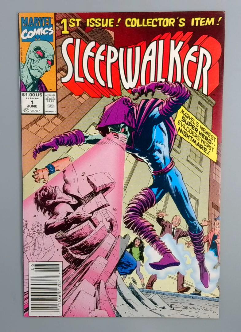 Sleepwalker #1 VF Newsstand Marvel Comics, 1991 JR1