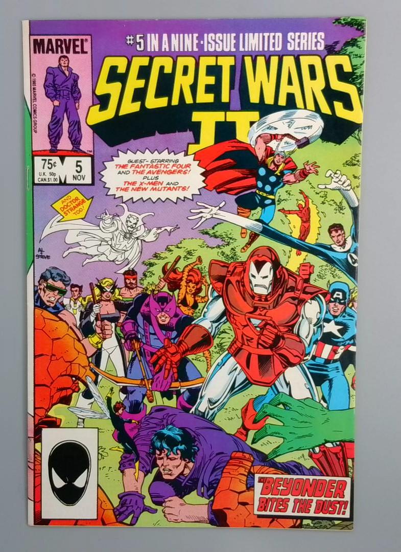 Secret Wars II #5, 1st Boom Boom Marvel Comics, 1985 JR1