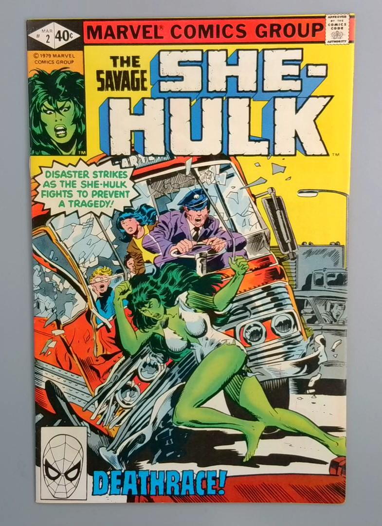 Savage She-Hulk #2, VF 2nd She-Hulk Marvel Comics 1979 JR1