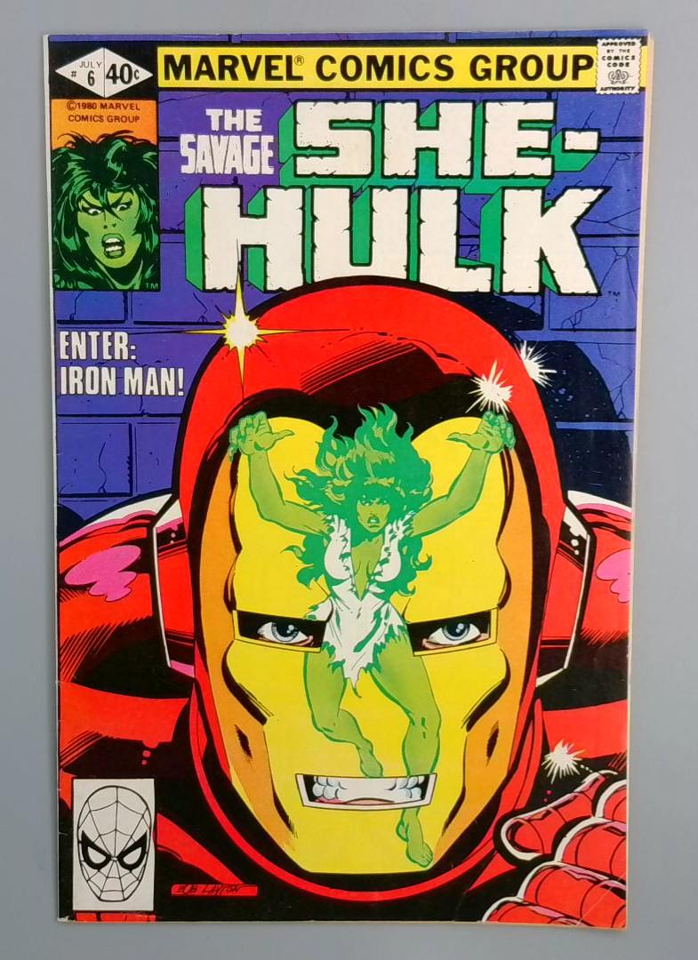 Savage She-Hulk #6, FN+ Iron Man Marvel Comics, 1980 JR1