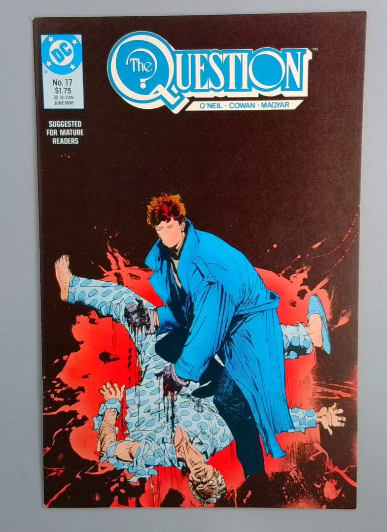 The Question #17,VF/NM 1st Rorschach in the SCU, DC Comics, June 1988 JR1