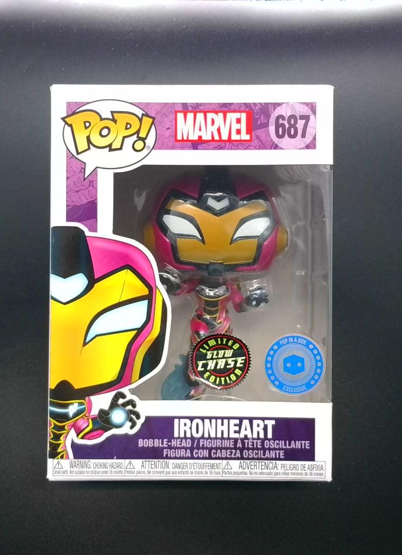 Funko Pop! Ironheart #687 Marvel, GITD LE Chase Excl.
