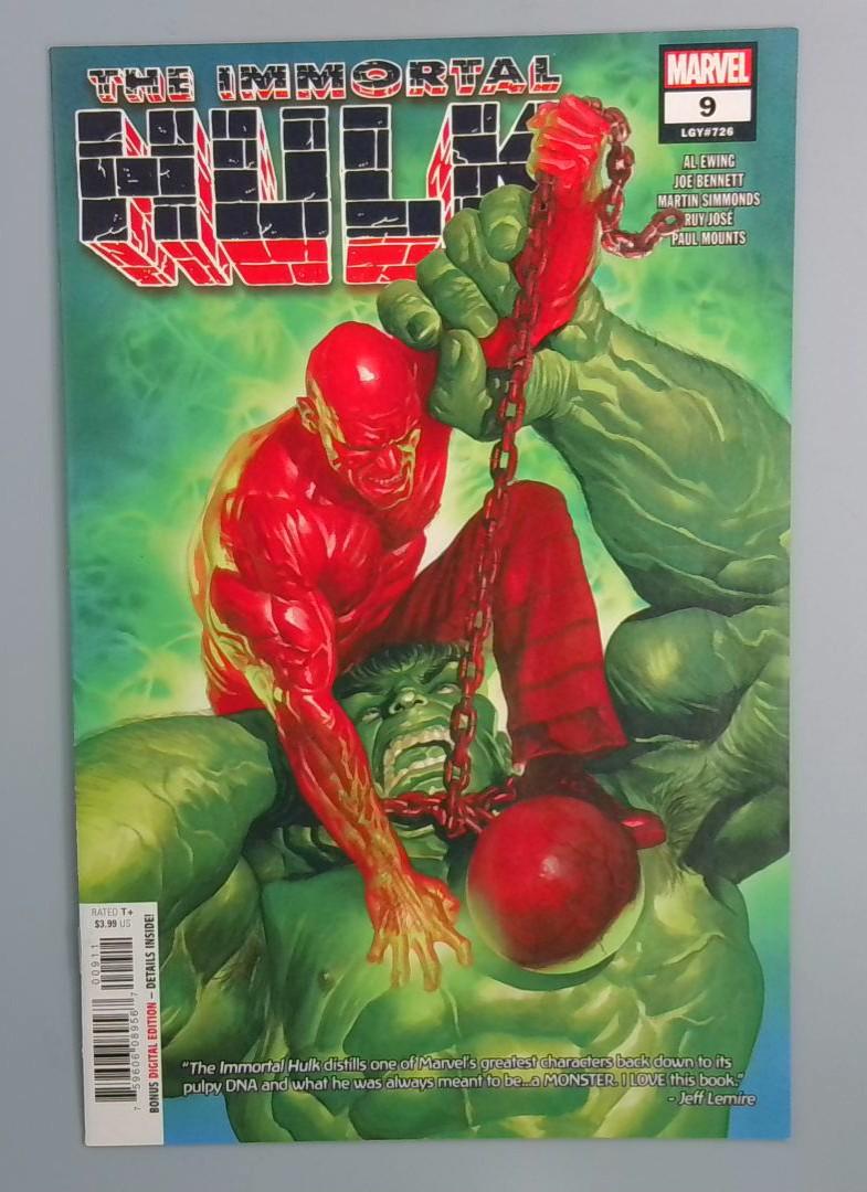 Immortal Hulk #9, NM Absorbing Man Marvel Comics, 2019 JR1