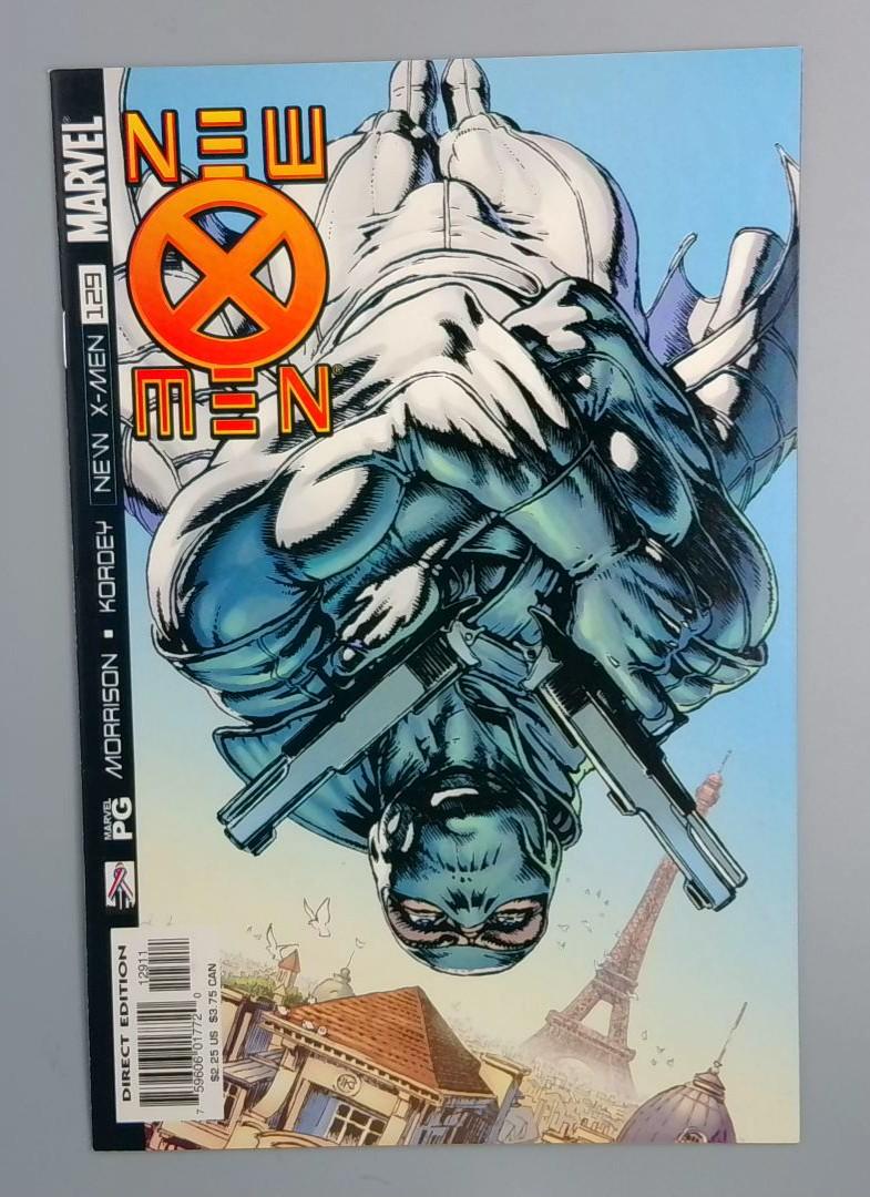 New X-Men #129, VF/NM 1st Fantomex Cover Marvel Comics, 2002 JR1