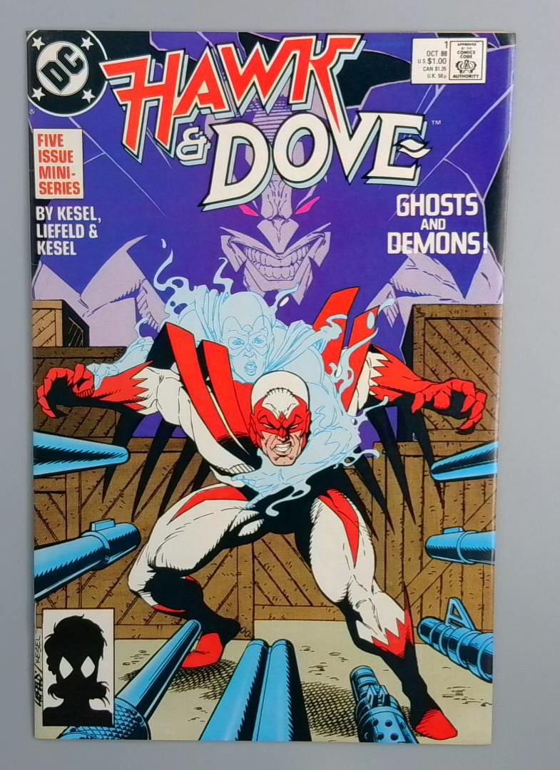 Hawk & Dove #1 VF+ 1st Dawn Granger, Rob Liefeld DC Comics, 1988 JR1