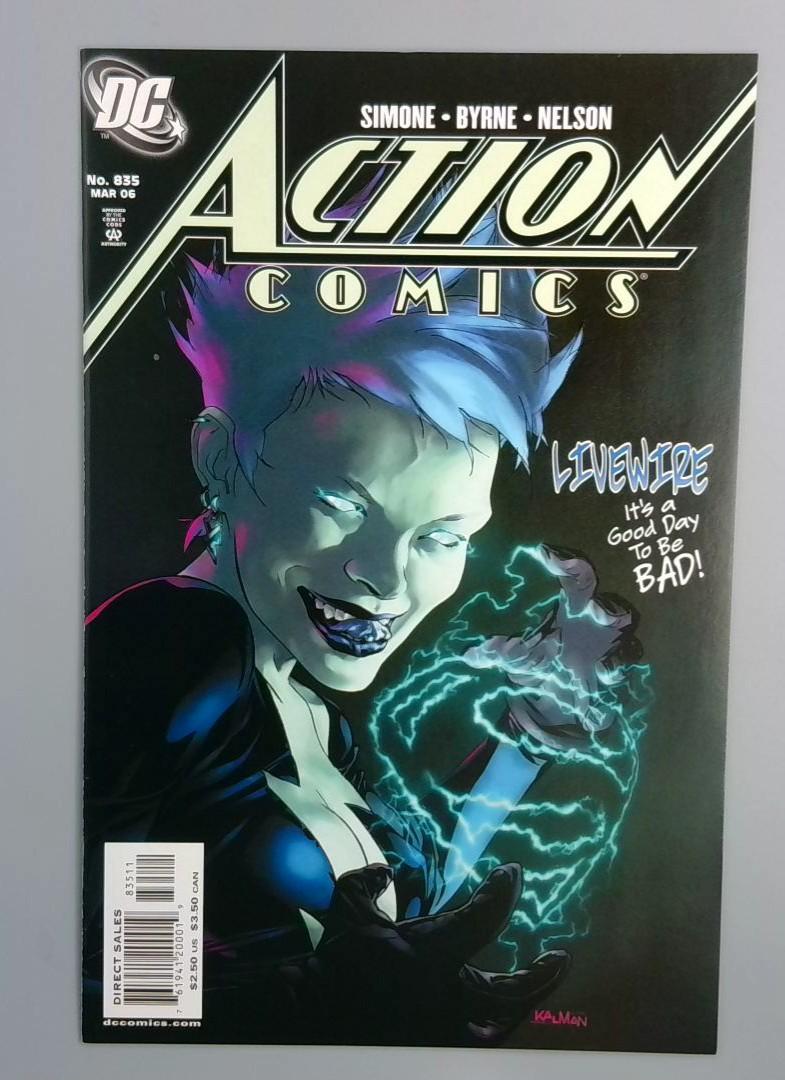 Action Comics #835, NM 1st Livewire in the DCU DC Comics, March 2006 JR1