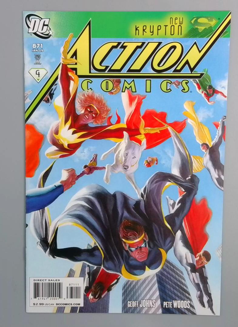 Action Comics #871, NM Alex Ross Cover DC Comics, 2009 JR1