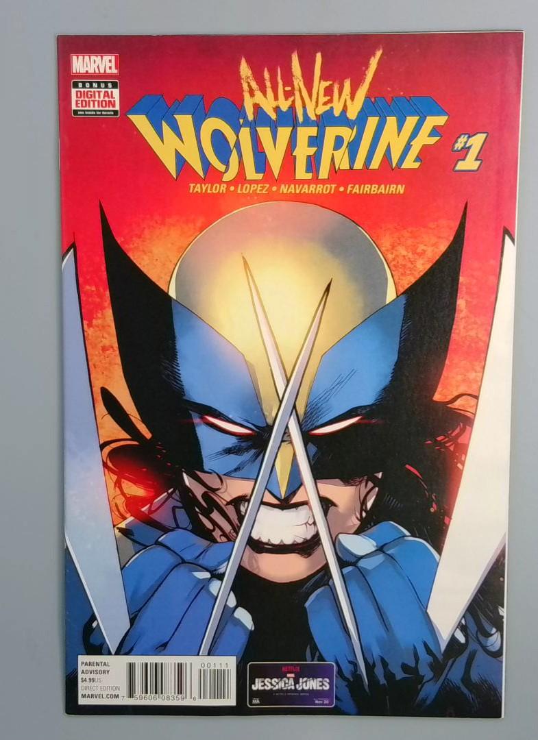 All-New Wolverine #1, NM- Marvel, 2015 JR1