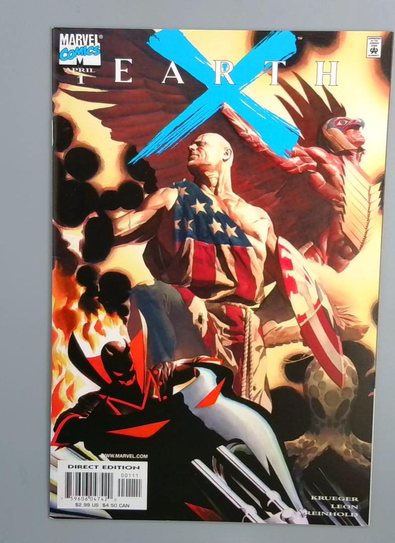 Earth X #1, NM Marvel Comics, 1999 JR1