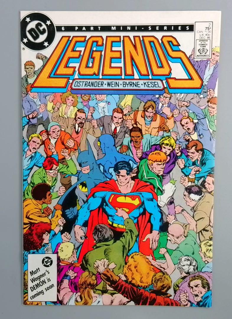 Legends #2, NM DC Comics, 1987 JR1