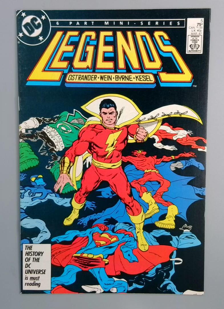 Legends #5, NM- 6-Part Mini-Series, DC Comics, 1987 JR1