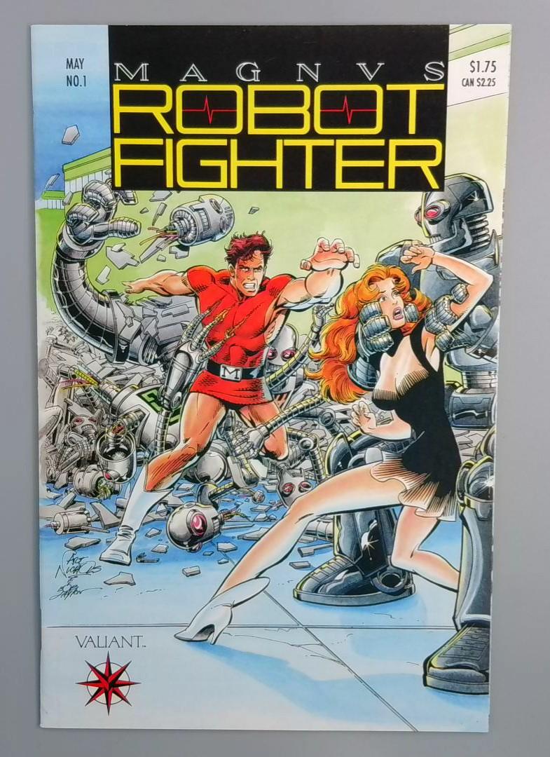 Magnus: Robot Fighter #1, NM With Cards Valiant Comics, 1991 JR1