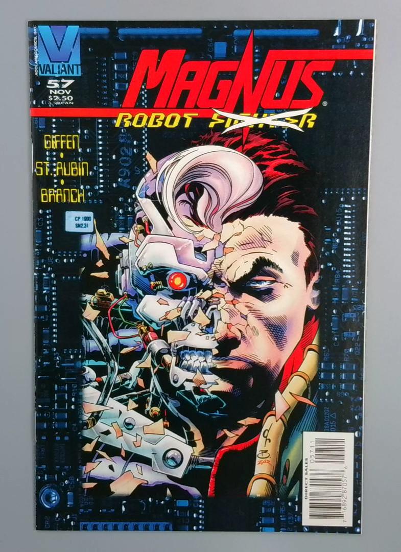 Magnus: Robot Fighter #57, NM Low Print Run Valiant, 1995 JR1