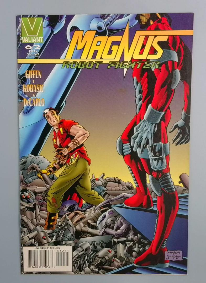 Magnus Robot Fighter #62, NM Low Print Run Valiant, 1995 JR1
