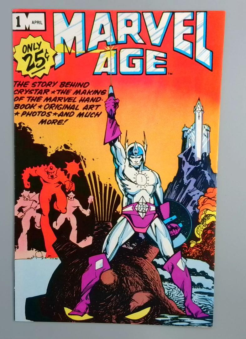 Marvel Age #1, VF+ Marvel Comics, April 1983 JR1