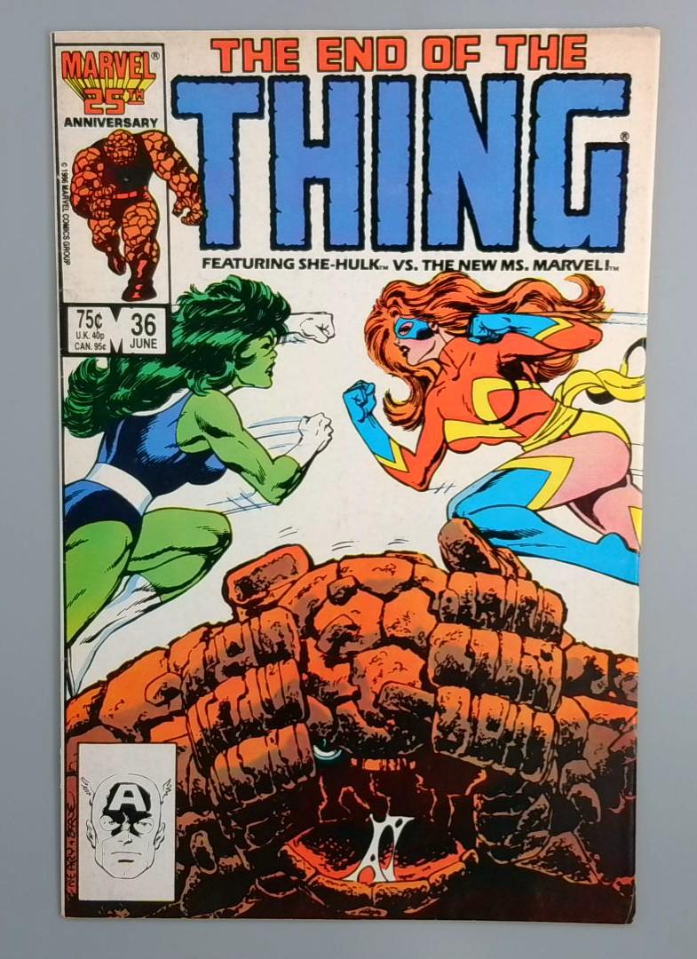 The Thing #36, She-Hulk vs. New Ms. Marvel, Marvel, 1986