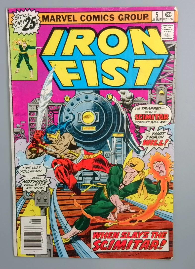 Iron Fist #5, When Slays the Scimitar, Marvel Comics June 1976 JR1