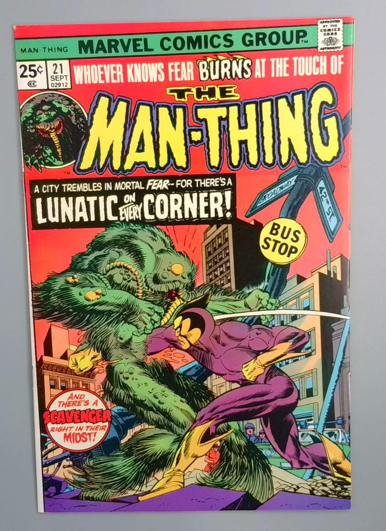 Man-Thing #21, VF- Marvel Comics 1978 JR1
