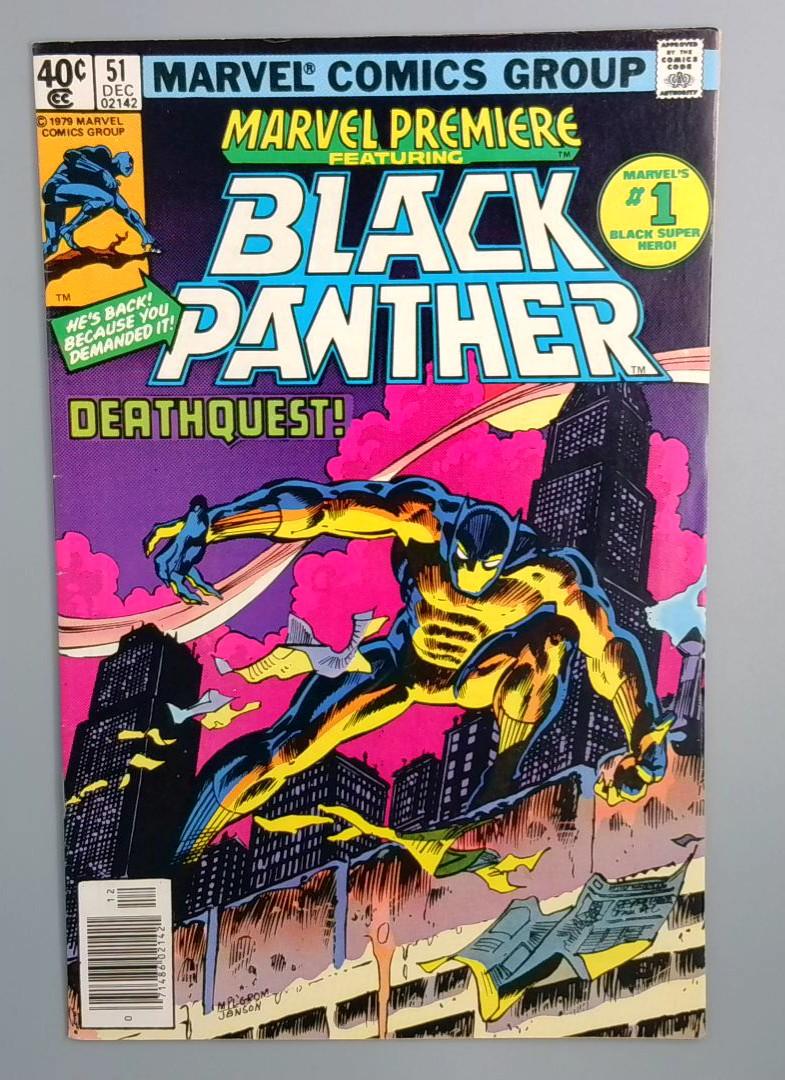 Marvel Premiere #51, Black Panther: Deathquest, Marvel Comics, 1979 JR1