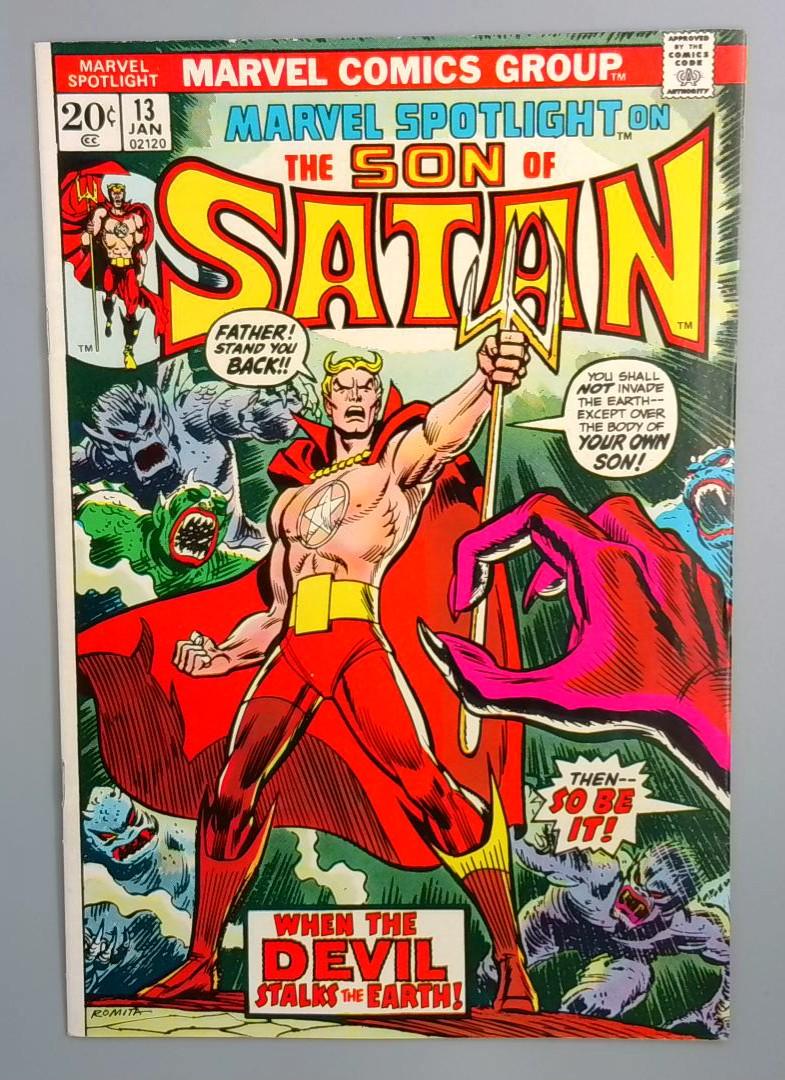 Marvel Spotlight #13 FN/VF Son of Satan Origin Marvel Comics 1974 JR1