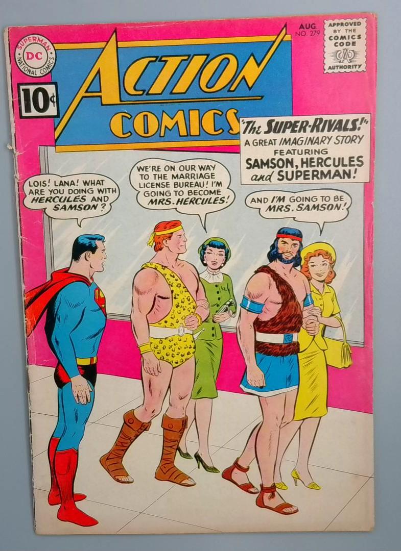 Action Comics #279, VG/FN 1st Lesla-Lar DC Comics, Aug 1961 JR1
