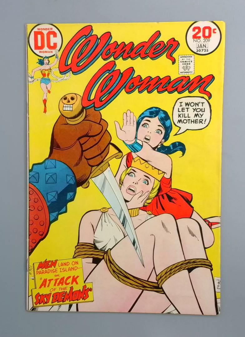 Wonder Woman #209, VG+ Bondage Cover DC Comics, January 1973 JR1