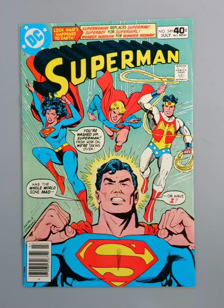 Superman #349, DC Comics, July 1980 JR1