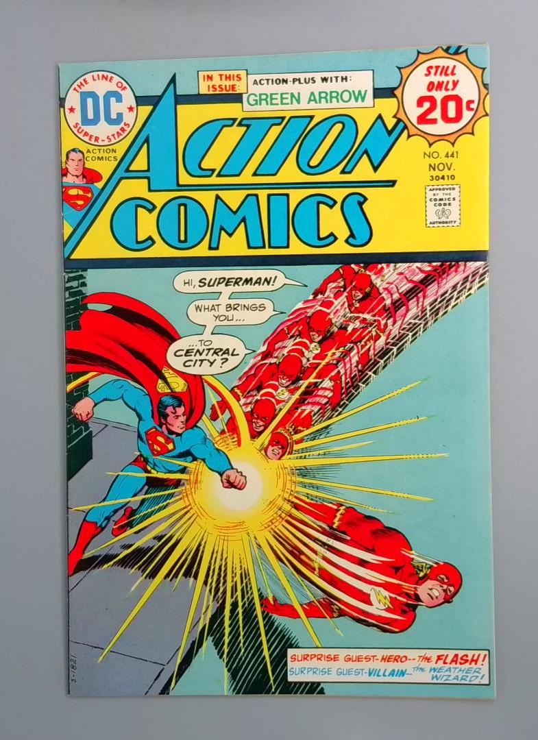 Action Comics #441 VF- Flash DC Comics, Nov 1974 JR1