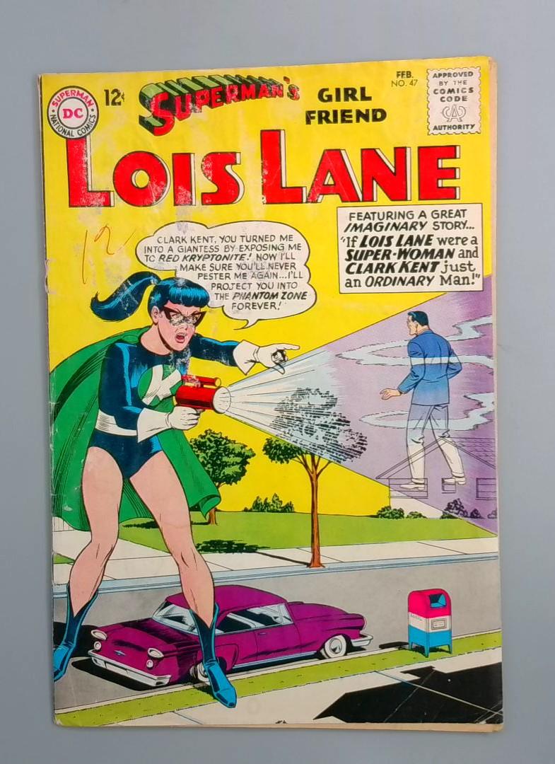 Superman's Girl Friend Lois Lane #47 Dethatched Cover DC Comics 1965 JR1