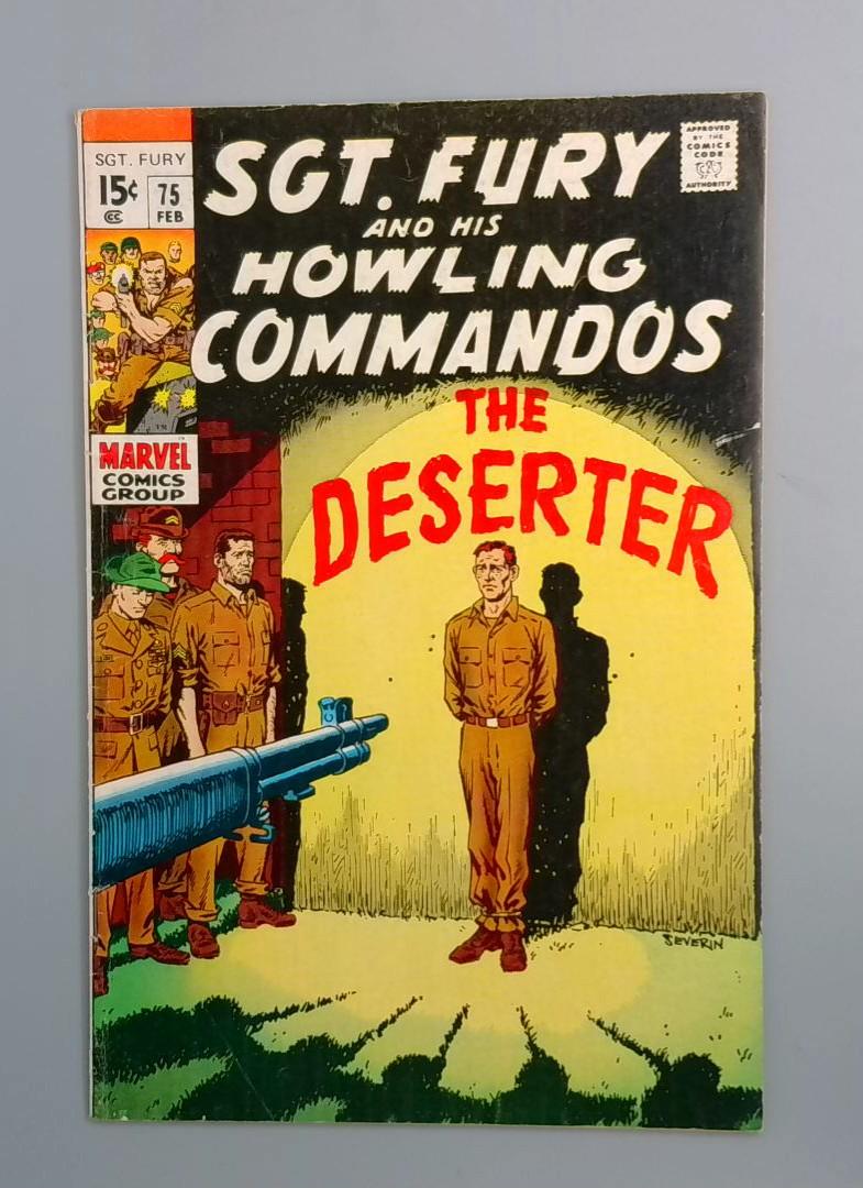 Sgt. Fury and His Howling Commandos #75, Marvel Comics, 1969 JR1