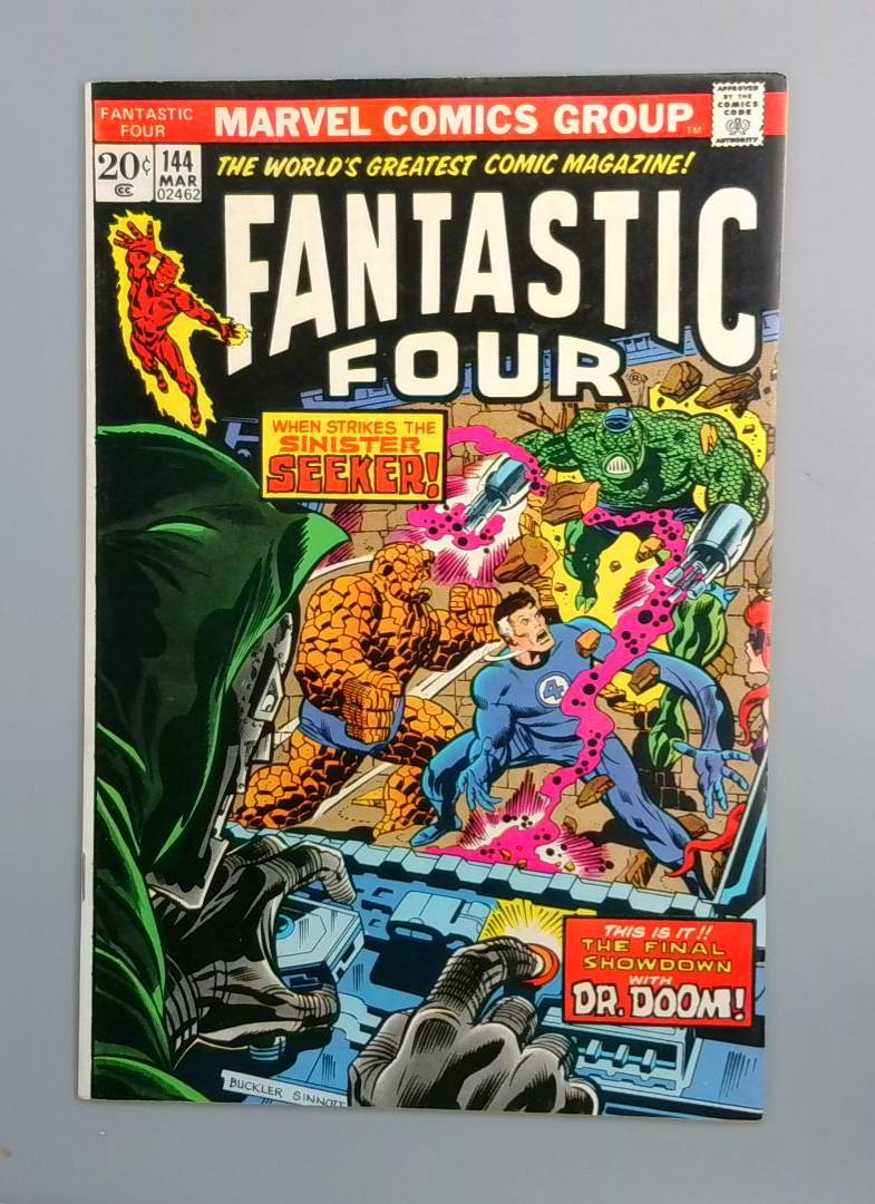 Fantastic Four #144 VF+ Dr. Doom Marvel Comics 1974 JR1