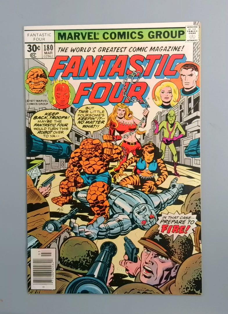Fantastic Four #180, VF+ Marvel Comics Group, 1977 JR1
