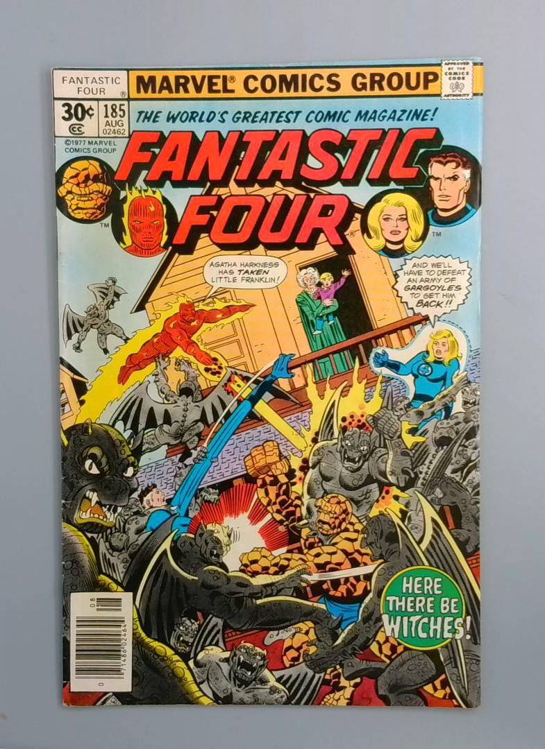 Fantastic Four #185, 1st App Nicholas Scratch Marvel Comics, 1977 JR1