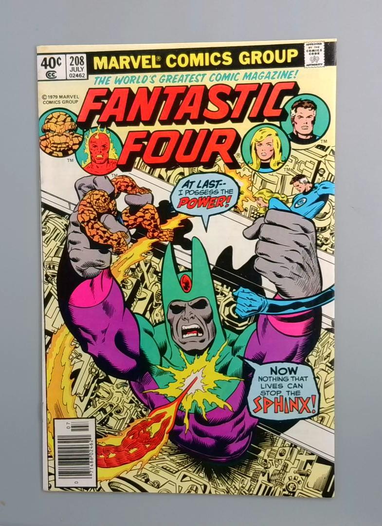 Fantastic Four #208, VF 1st Champions of Xandar Marvel Comics 1979 JR1
