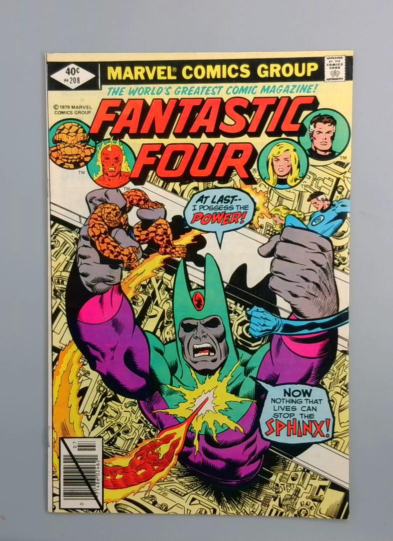 Fantastic Four #208, FN+ 1st Champions of Xandar Marvel Comics 1979 JR1