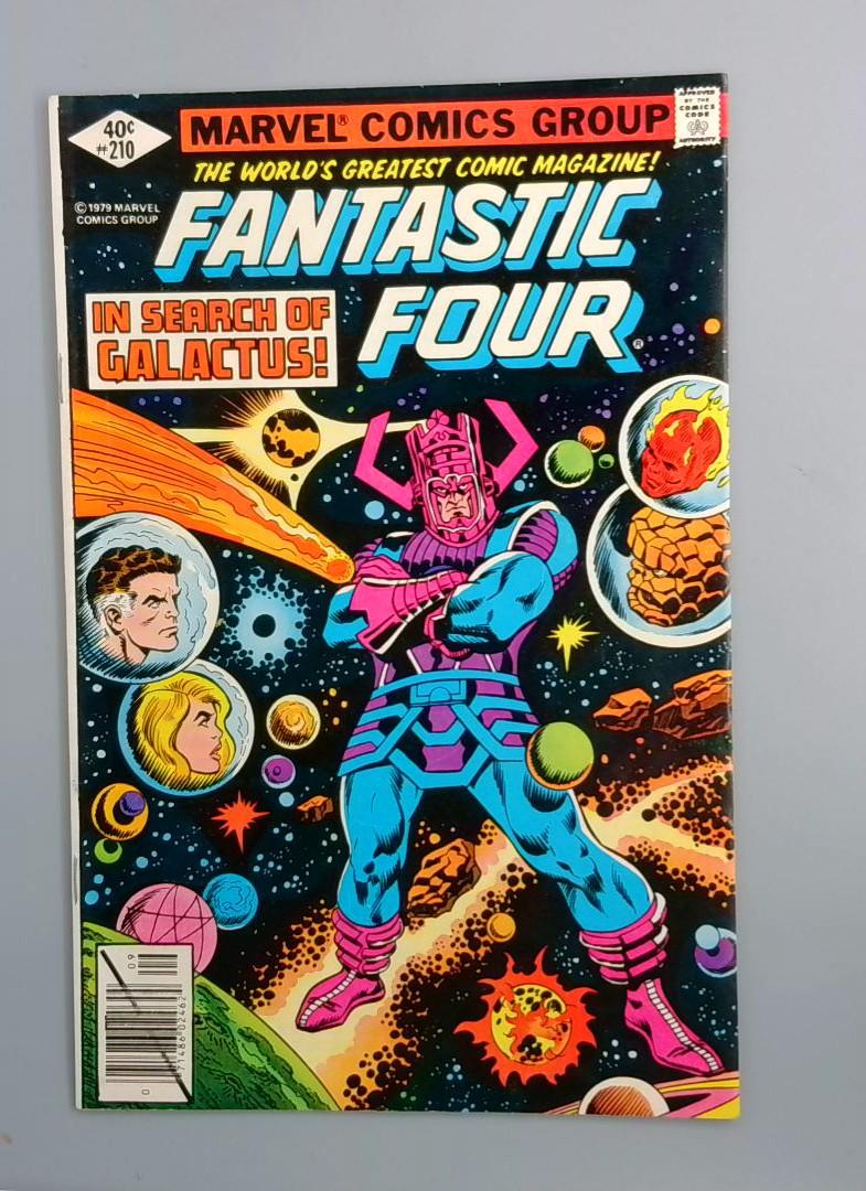 Fantastic Four #210 Galactus!, John Byrne Marvel Comics, 1979 JR1