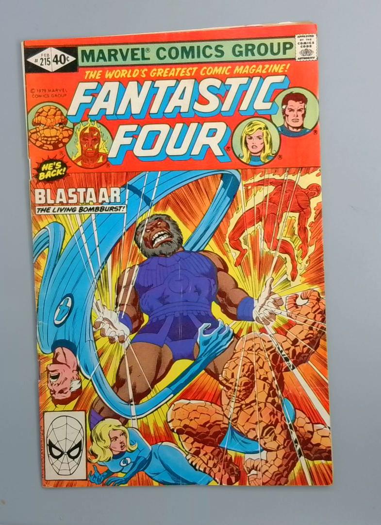 Fantastic Four #215, Blastaar Cover, Marvel Comics, 1979 JR1 Copy2