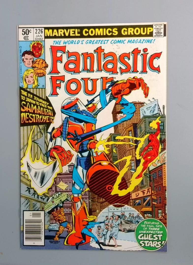 Fantastic Four #226 NM- Newsstand Marvel Comics, 1980 JR1